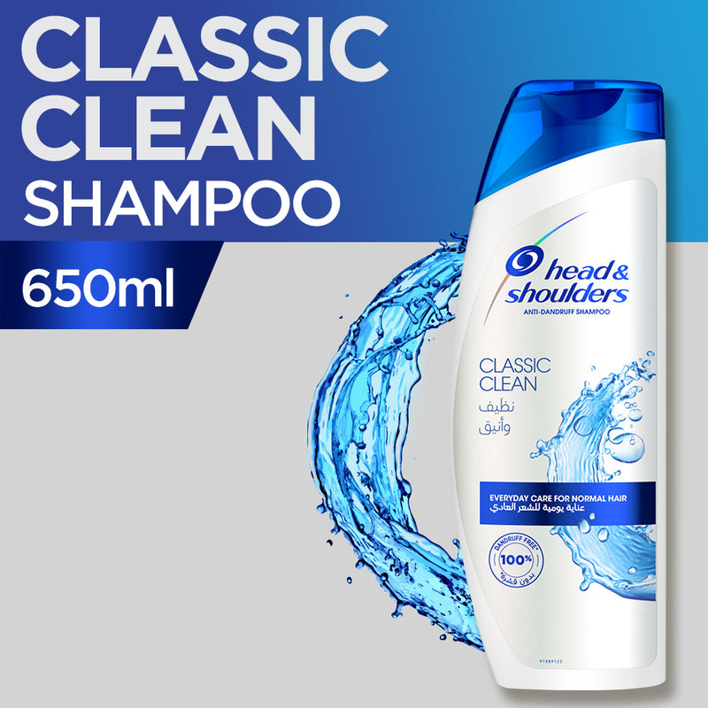 Head & Shoulders Classic Clean Shampoo, 650 ml