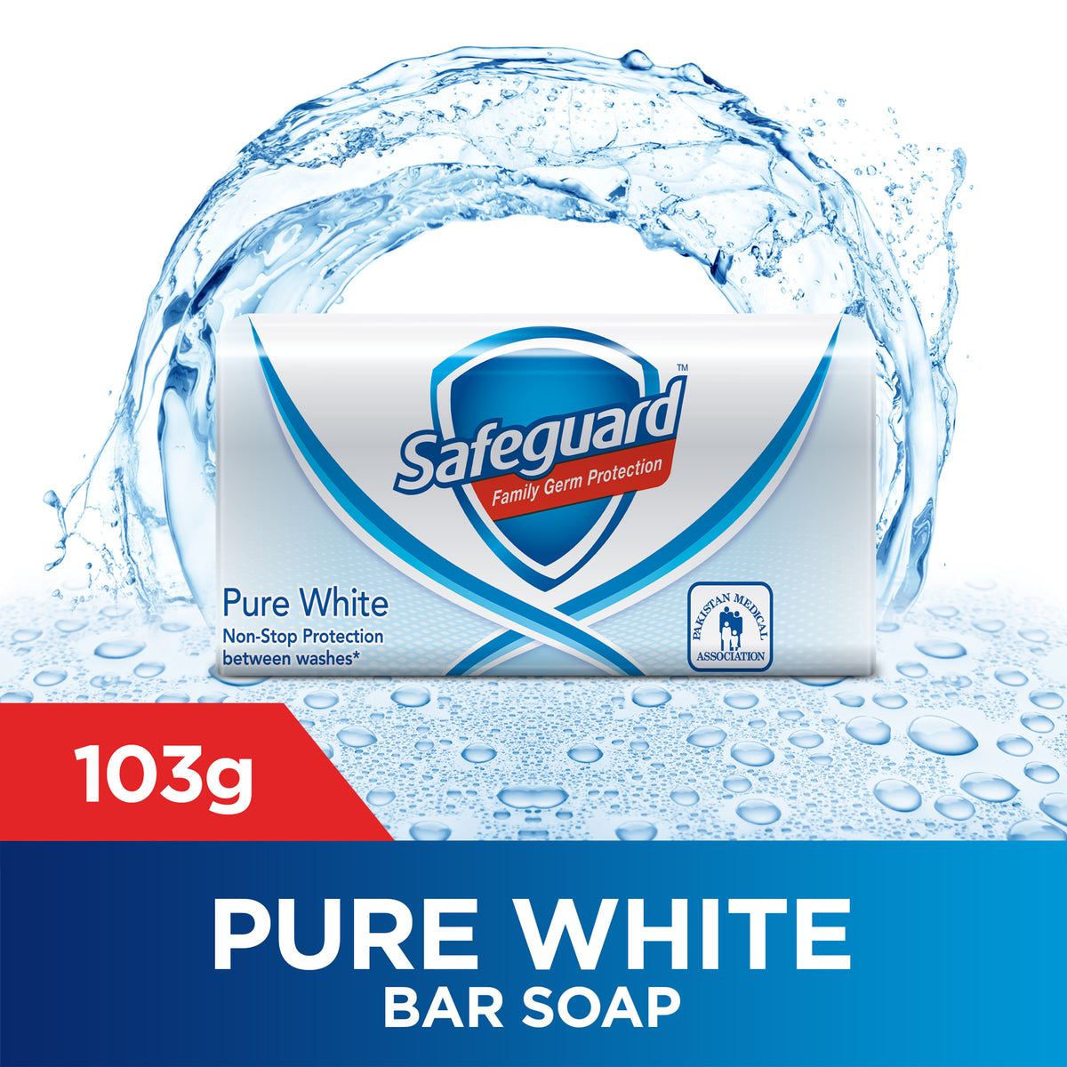 Safeguard Bar Soap Pure White 103gm