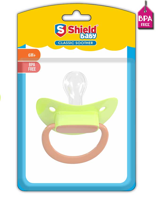 Shield Classic Soother with Care Cover Red