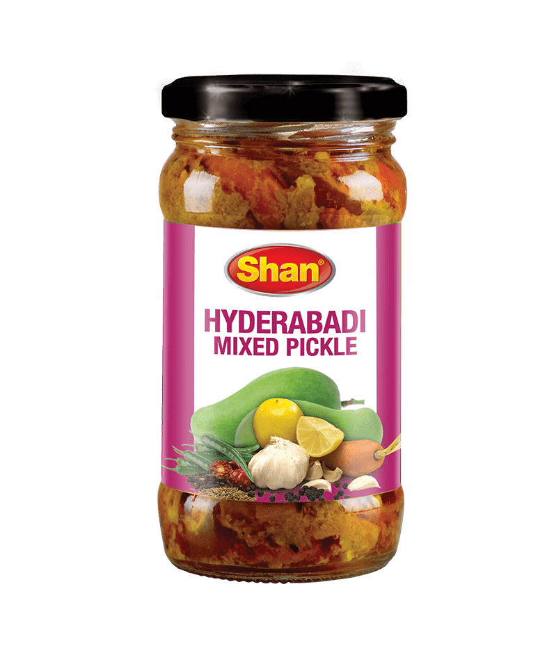 Shan Hyderabadi Mixed Pickle 300 Gm