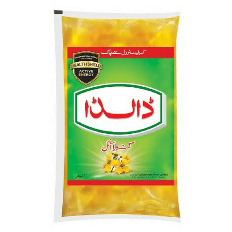 Dalda Canola Cooking Oil Pouch 1ltr