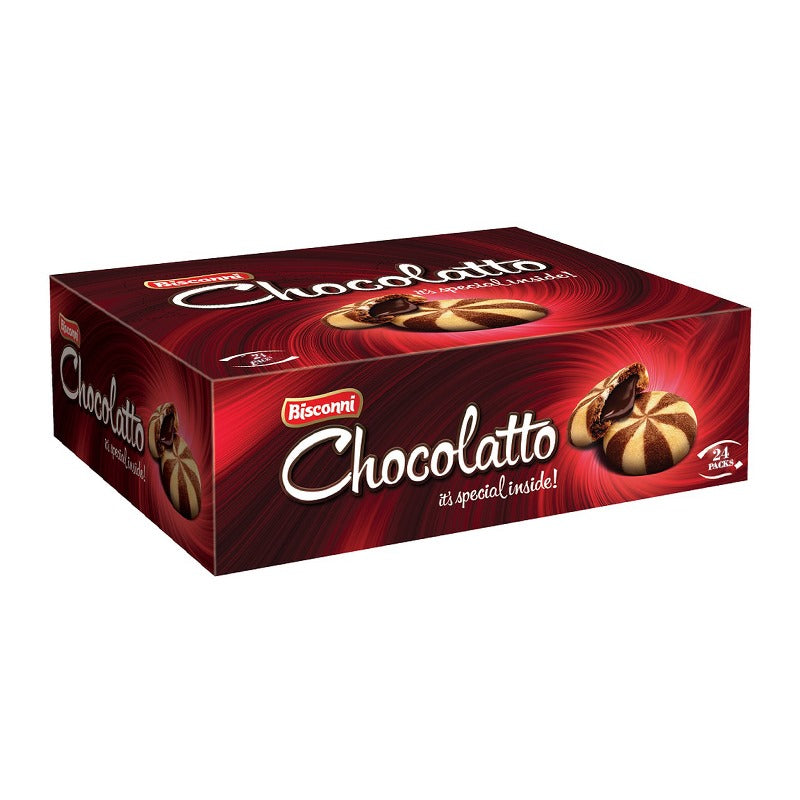 Bisconni Chocolatto Biscuit Mini Half Roll Box