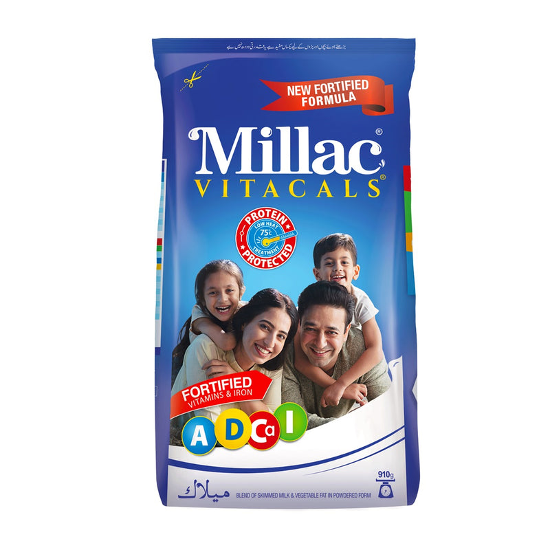 Millac Powder Milk Pouch 910 gm