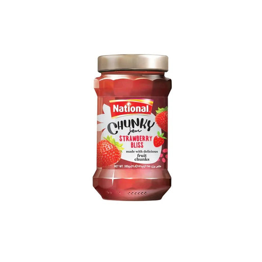 National Strawberry Bliss Chunky Jam 385gm