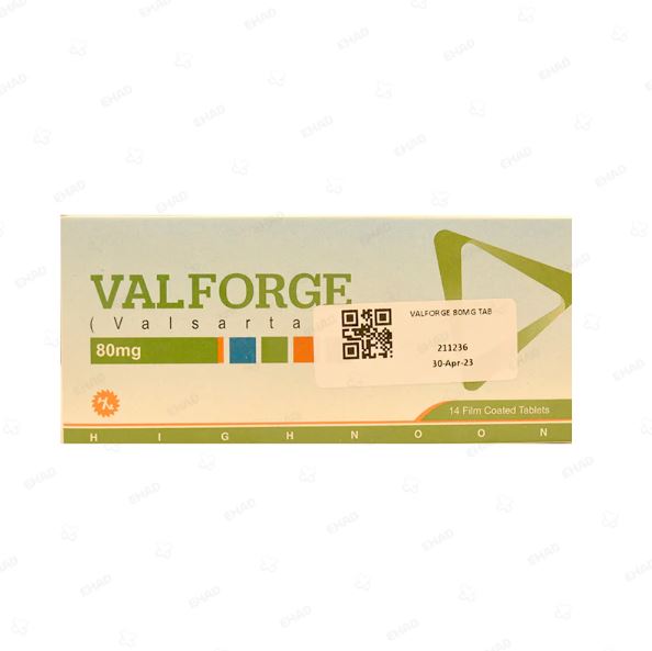 VALFORGE 80MG TAB 14 S