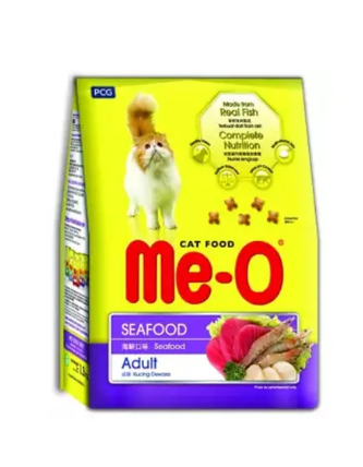 Me-O  Adult SeaFood Cat Food Pouch 1.3Kg