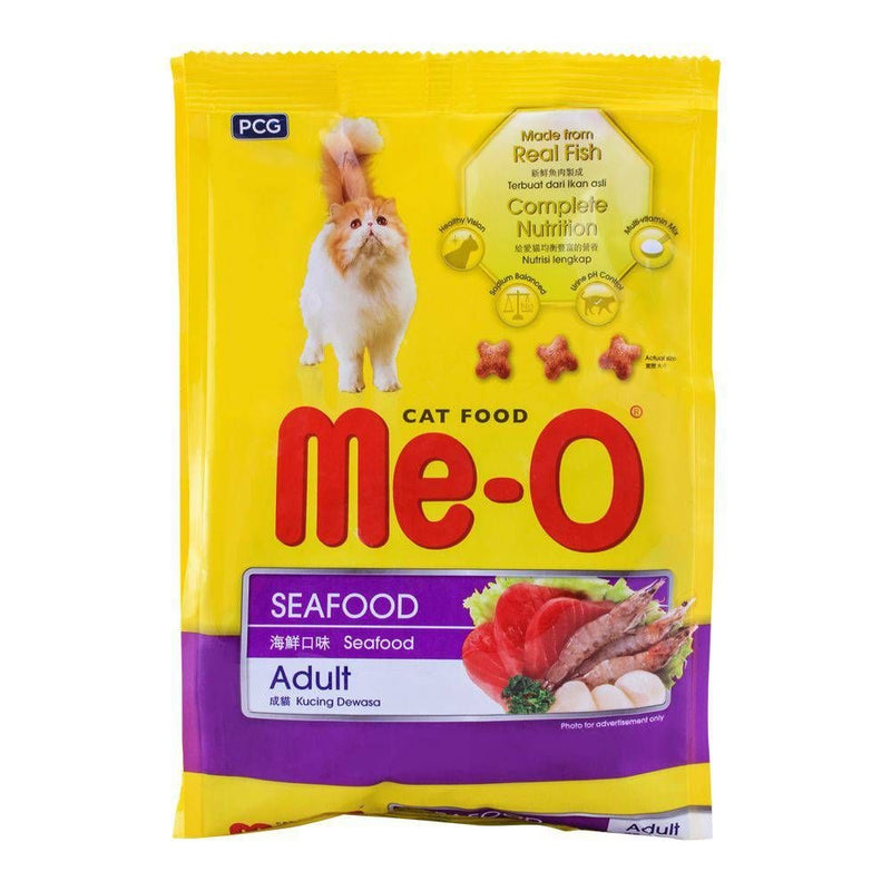 Me-O Adult Sea Food Cat Food Pouch 450gm