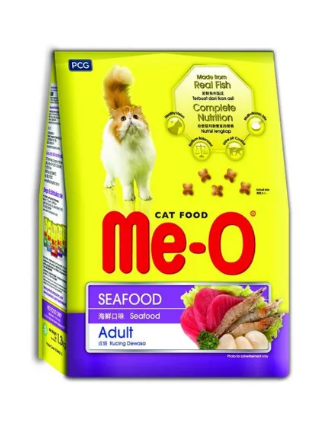 Me-O Adult SeaFood Cat Food Pouch- 3Kg