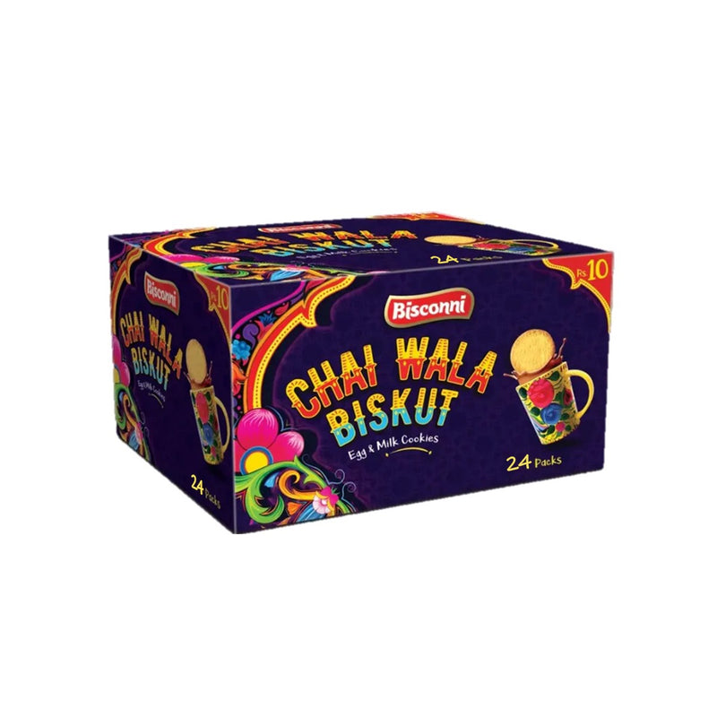 Bisconni Chai Wala Biskut Biscuits, 24 Snack Packs