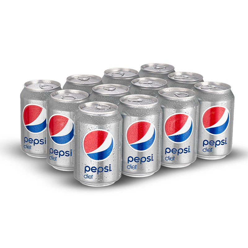 Pepsi Diet Can 300ml 12-Pcs Case