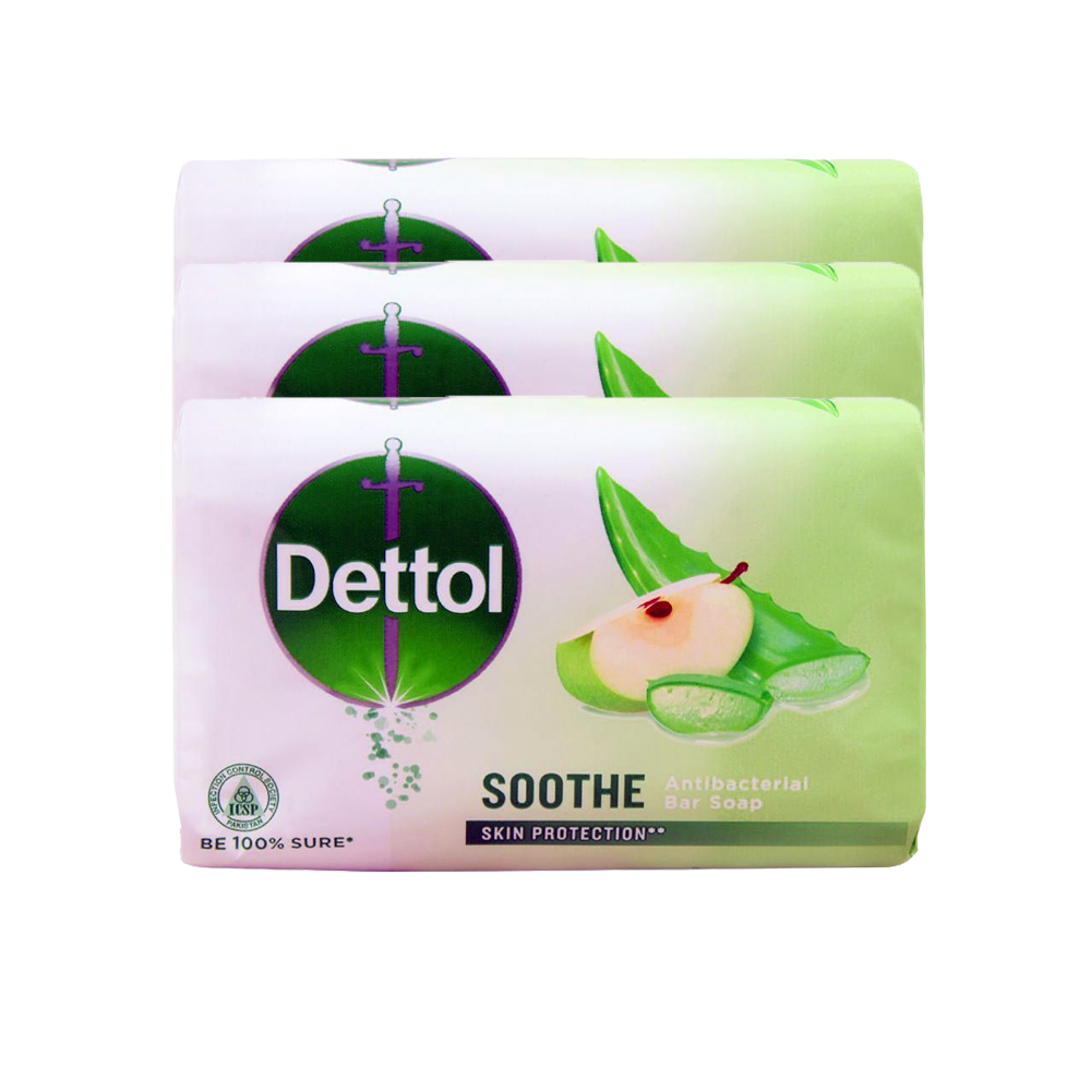 Dettol Soothe Soap 85gm - Pack of 3