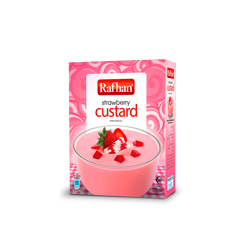Rafhan Strawberry Custard 120gm