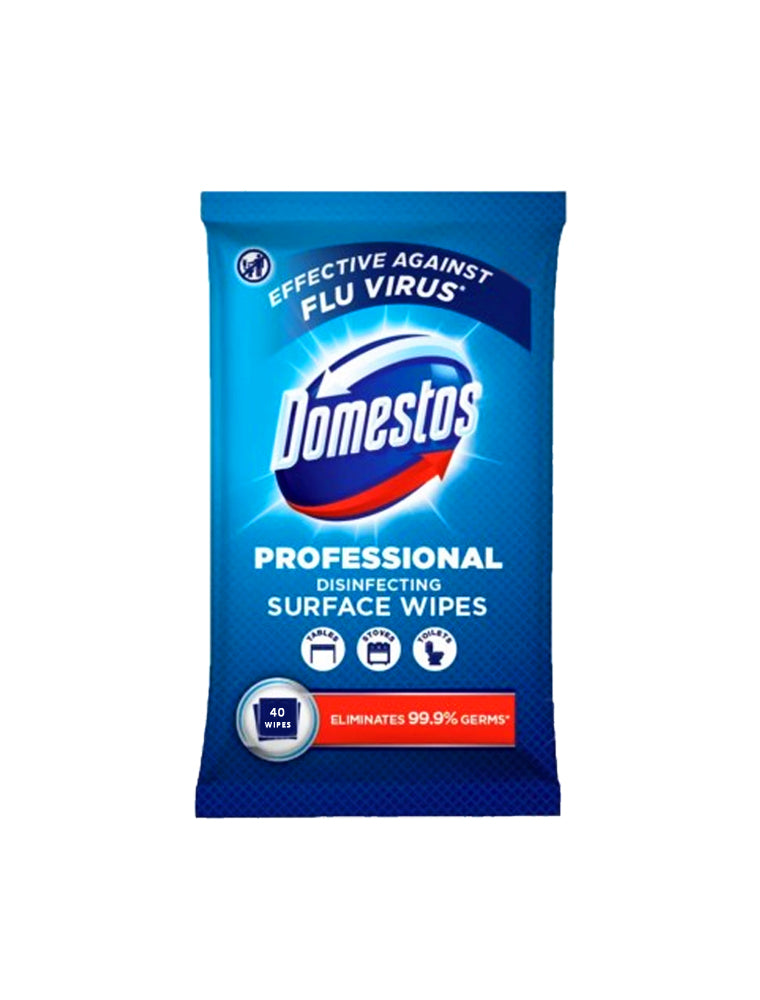 Domestos Disinfecting Surface Wipes (40 Wipes)