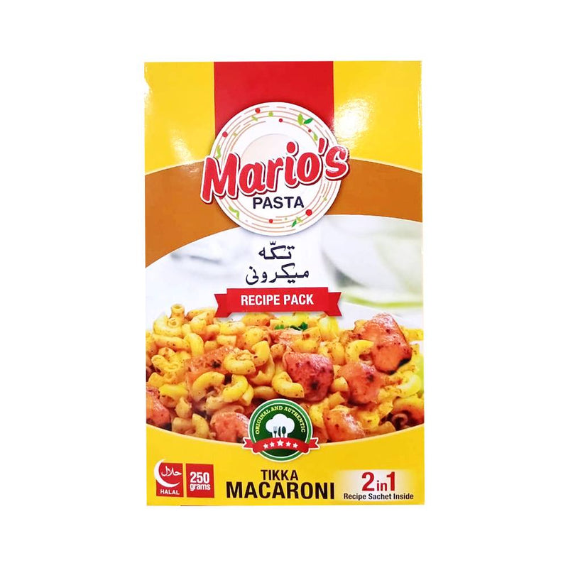 Marios Pasta Tikka Macaroni Box 250 gm