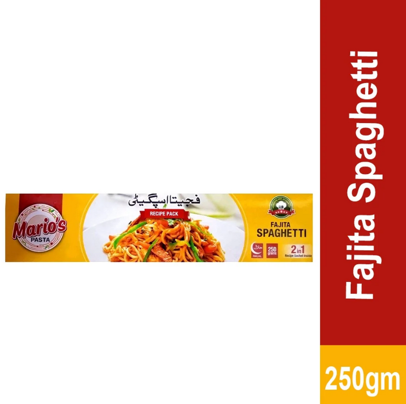 Marios Pasta Fajita Spaghetti Box 250 gm