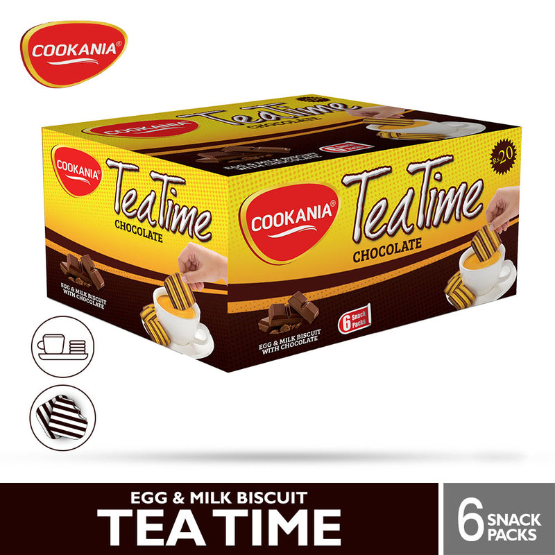Cookania Tea Time Chocolate Snack Pack Box (06 pcs)