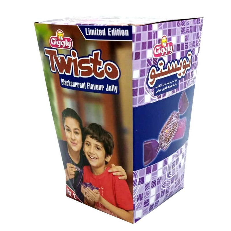 Giggly Twisto Blackcurrant Flavour Jelly Box