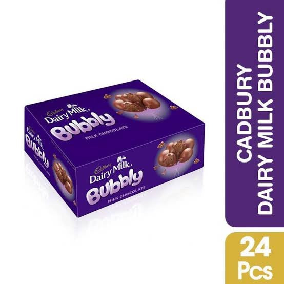 Cadbury Dairy Milk Bubbly 13.5 GM x 24pcs Box