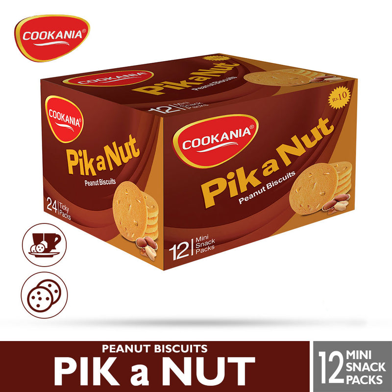 Cookania Pik a Nut Mini Snack Pack Box (12 pcs)