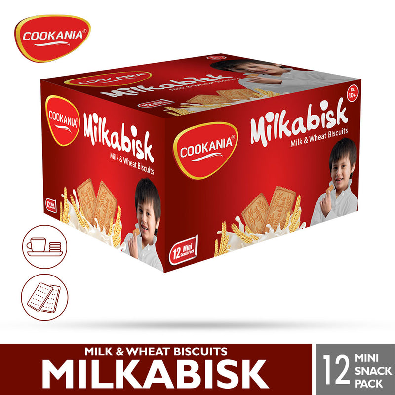Cookania Milkabisk Mini Snack Pack Box (12 pcs)