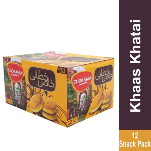 Cookania Khaas Khatai Mini Snack Pack Box (12 pcs)