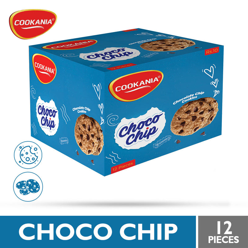 Cookania Choco Chip Snack Pack Box (12 pcs)