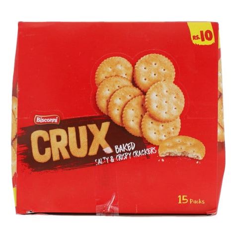 Bisconni Crux Baked Salty & Crispy Crackers Snack Pack