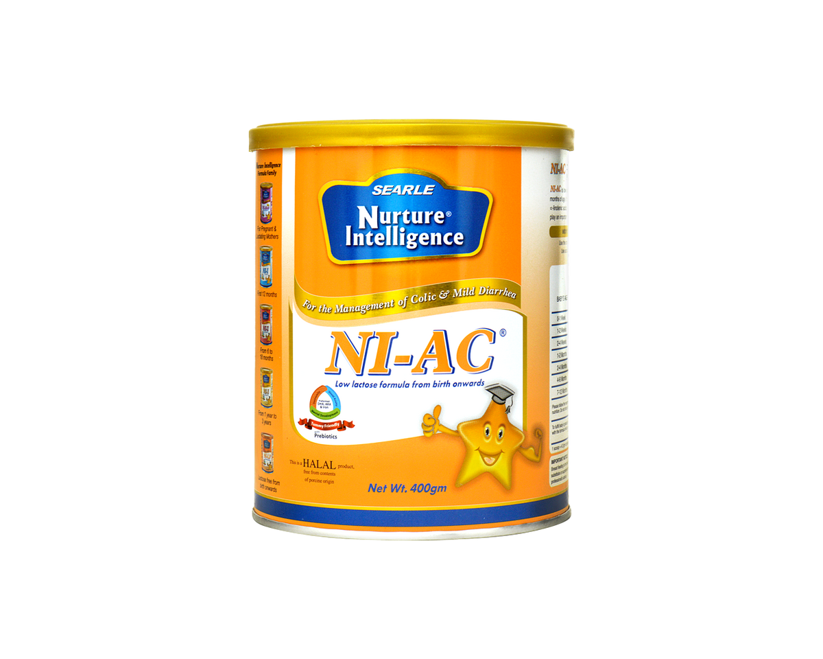 Searle Nurture Intelligence Ni-Ac Baby Milk Powder Tin 400gm