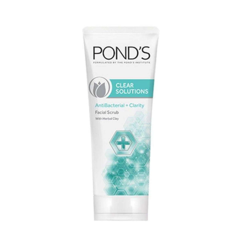 Ponds Clear Solution Antibacterial + Oil Control Facial Scrub 100 GM