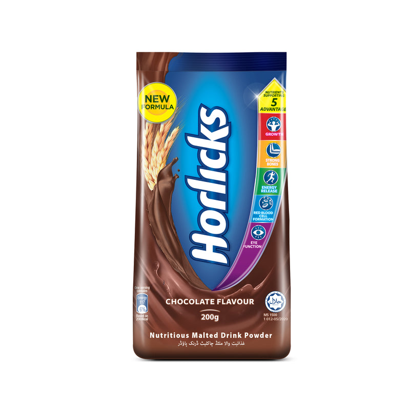 Horlicks Light Chocolate Milk Powder 200 gm