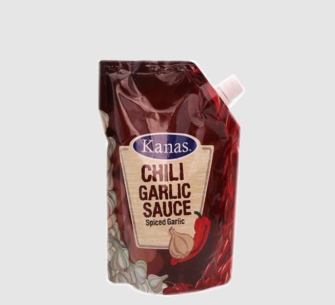 Kanas Chilli Garlic Sauce Spiced Garlic Pouch 400 GM