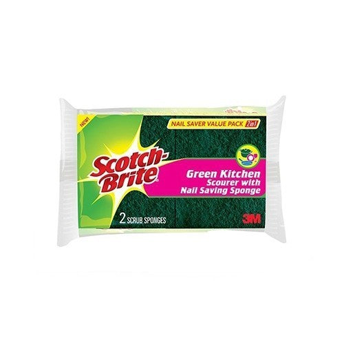 Scotch-Brite Nail Saver Scrub Sponge 1pcs