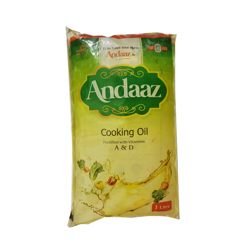 Andaaz Cooking Oil Pouch 1Ltr