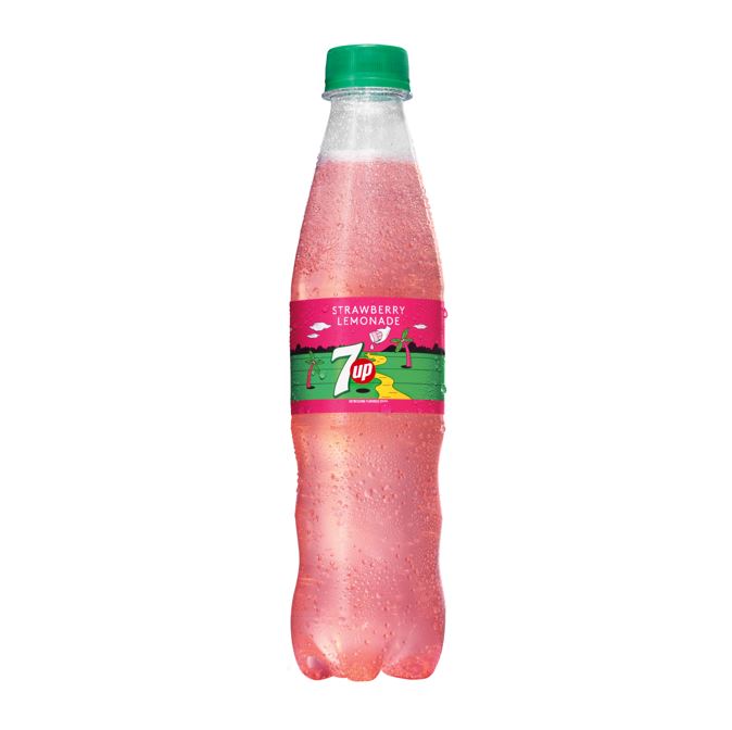 7up Strawberry Lemonade Pet Bottle 345 ml