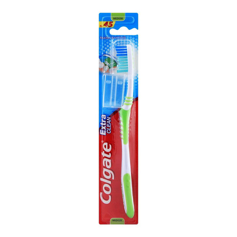 Colgate Extra Clean With Cap Medium Tooth Brush