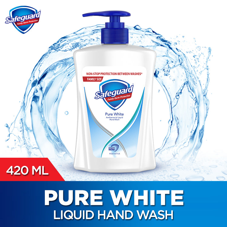 Safeguard Pure White Hand Wash 420ml