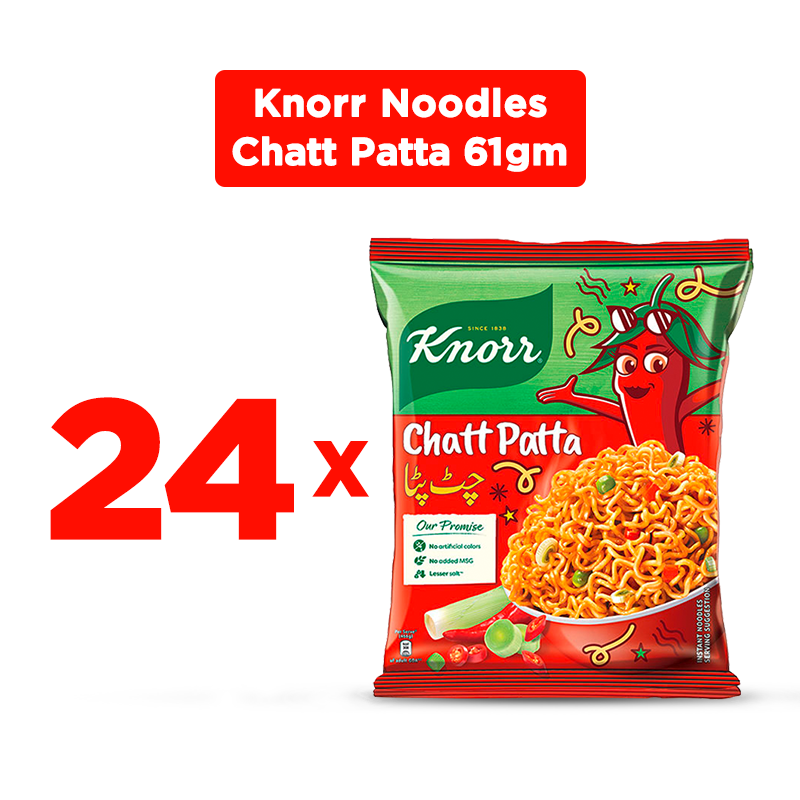 Save Rs. 210 on Pack of 24 of Knorr Chatpatta  Noodles 61 Gm