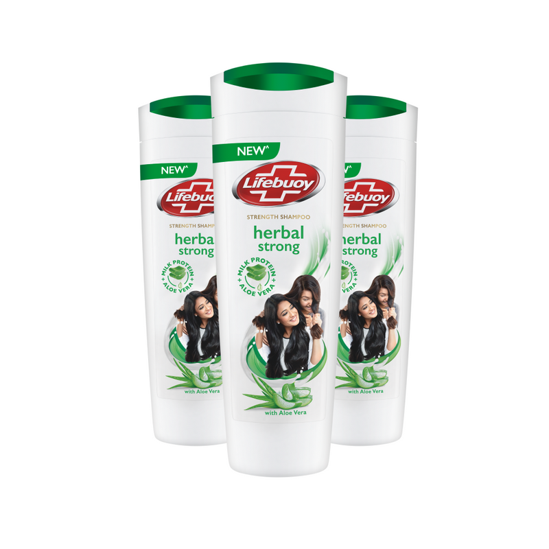 Rs. 310 off on Pack of 3 of LIFEBUOY SHAMPOO Herbal 650ml