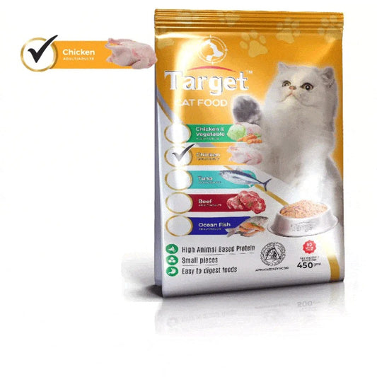 Target Cat Food Chicken 450g Bag
