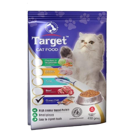 Target Cat Food Ocean Fish 450g Bag
