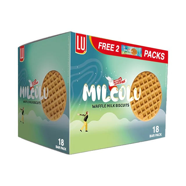 Lu Milcolu Waffle Milk Biscuit Bar Pack