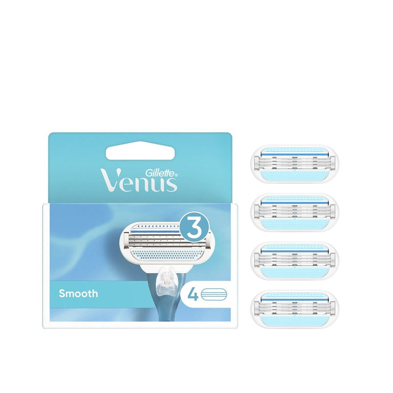 Venus - Gillette Smooth 3 Refill Blades 4 Pack
