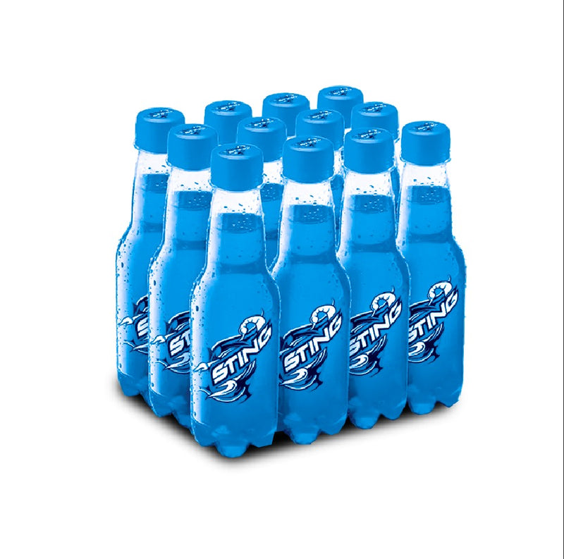Sting Blue Thunder Pet Bottle 300 ml 12-Pcs Pack