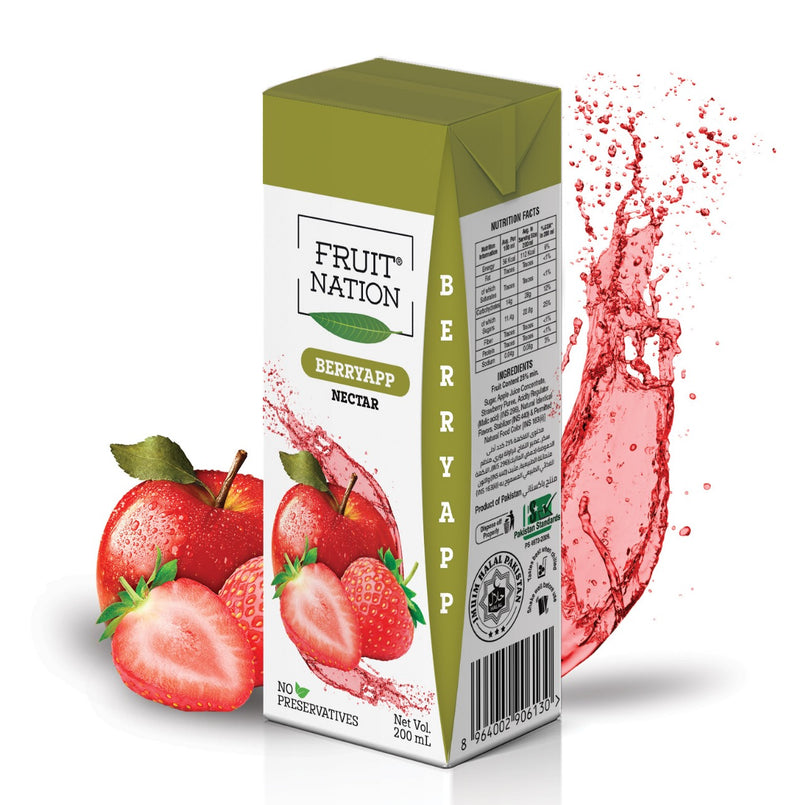 Fruit Nation Berryapp Nectar Fruit Drink 200ml