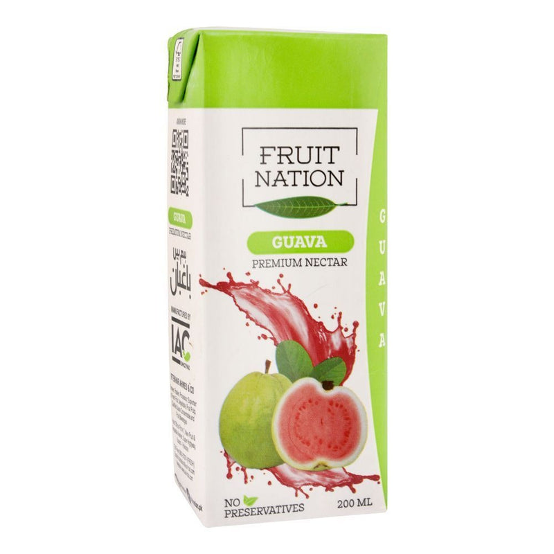 Fruit Nation Guava Premium Nectar Fruit Drink, 200ml