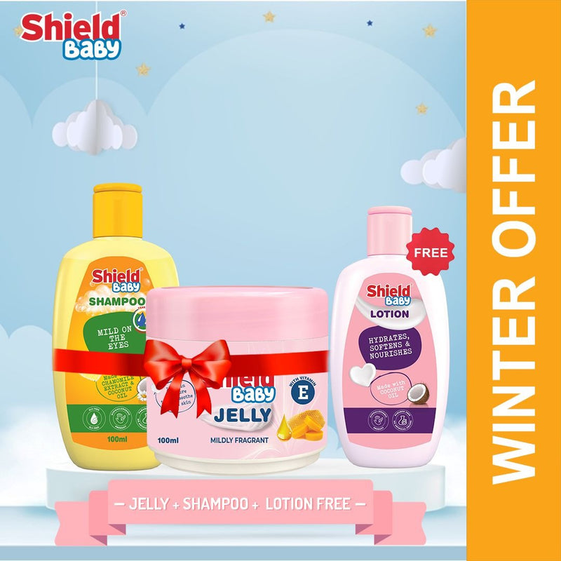 Winter Offer Buy Jelly & Shampoo Get Lotion Free