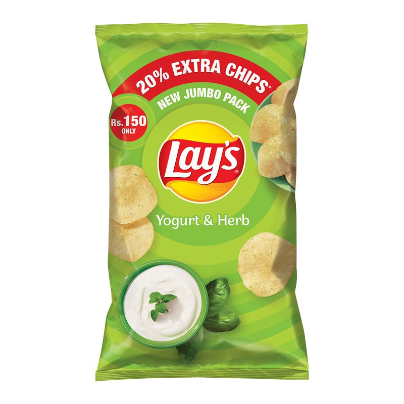 Lays Yougurt & Herb Chips Rs 150