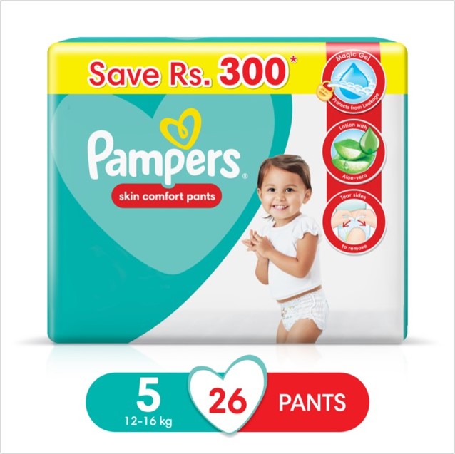 Pampers Pants Junior size 5 26 Pcs (12-18 Kg)