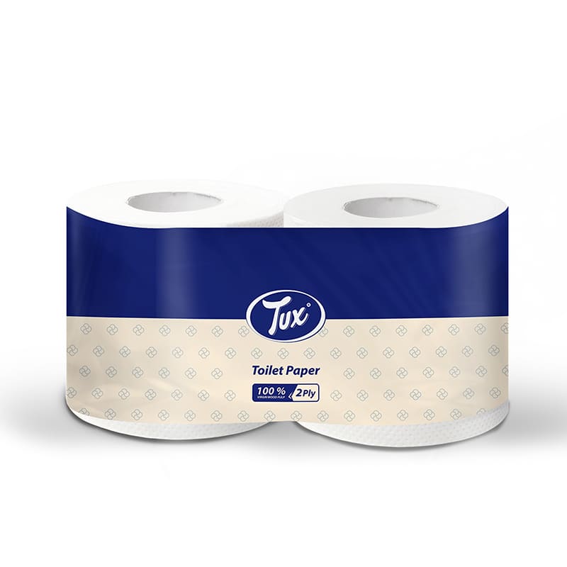 Tux Tissue Bigger Toilet Twin Roll 2ply Pack of 1