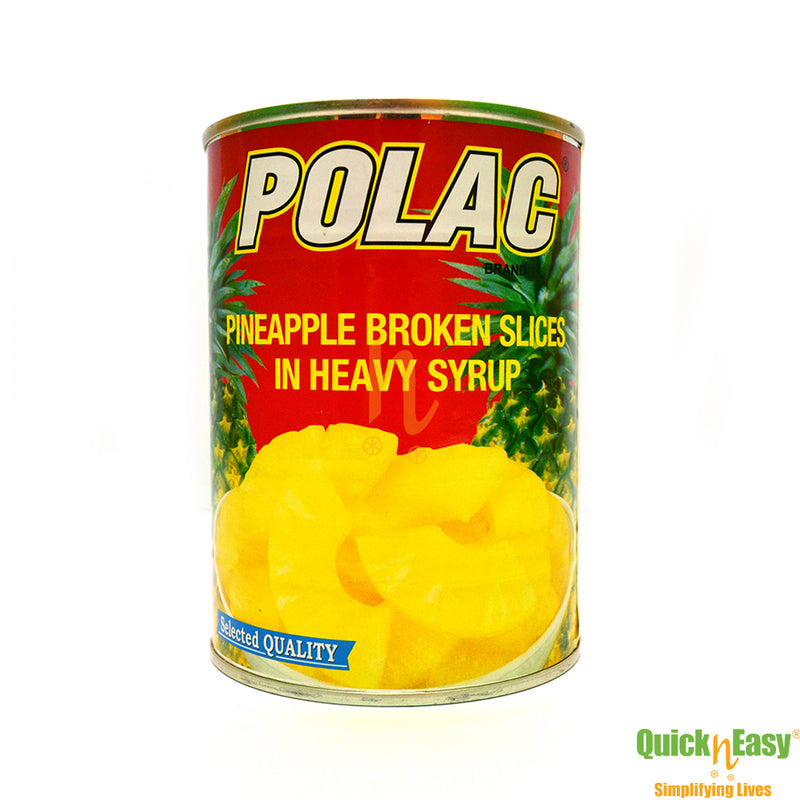 Polac Pineapple Broken Slice In Heavy Syrup Imported 565 gm